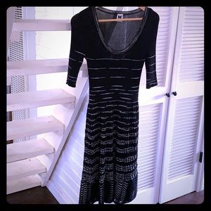 ⚡️sale⚡️MISSONI black and white striped dress